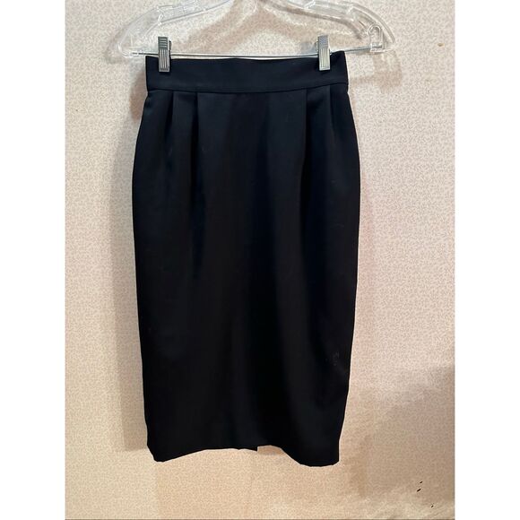Vintage wool midi pencil skirt - Picture 1 of 7